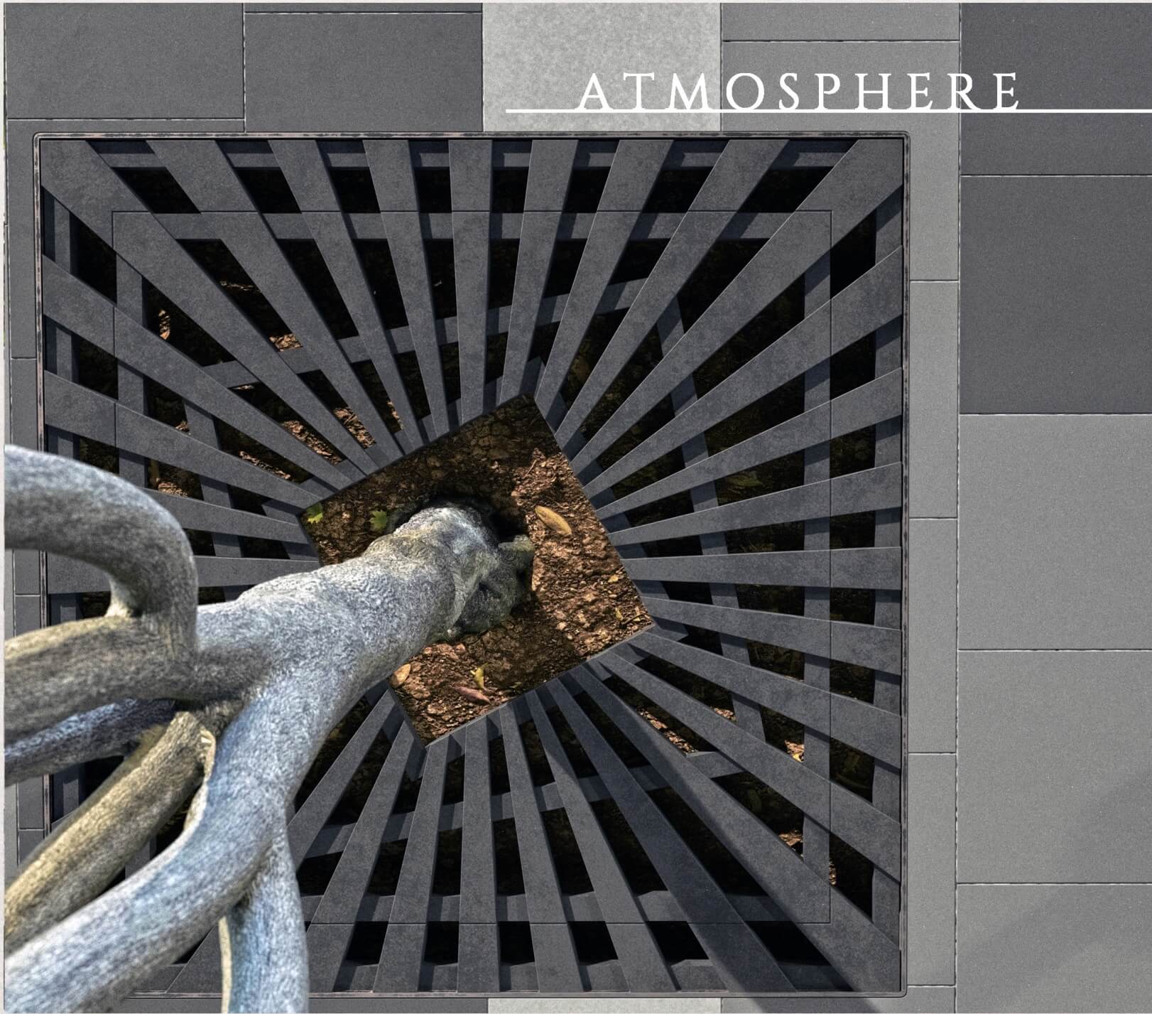 Приствольная решетка для дерева ZKING ATMOSPHERE 1.2х1.2м Черная в Березниках фото