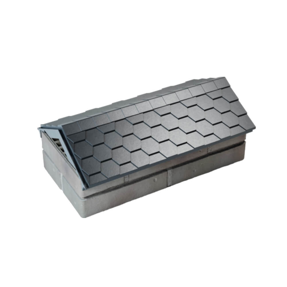 Парапет Zking Эверест Серый с посадкой на 1 кирпич (200/225/255мм) в Березниках фото