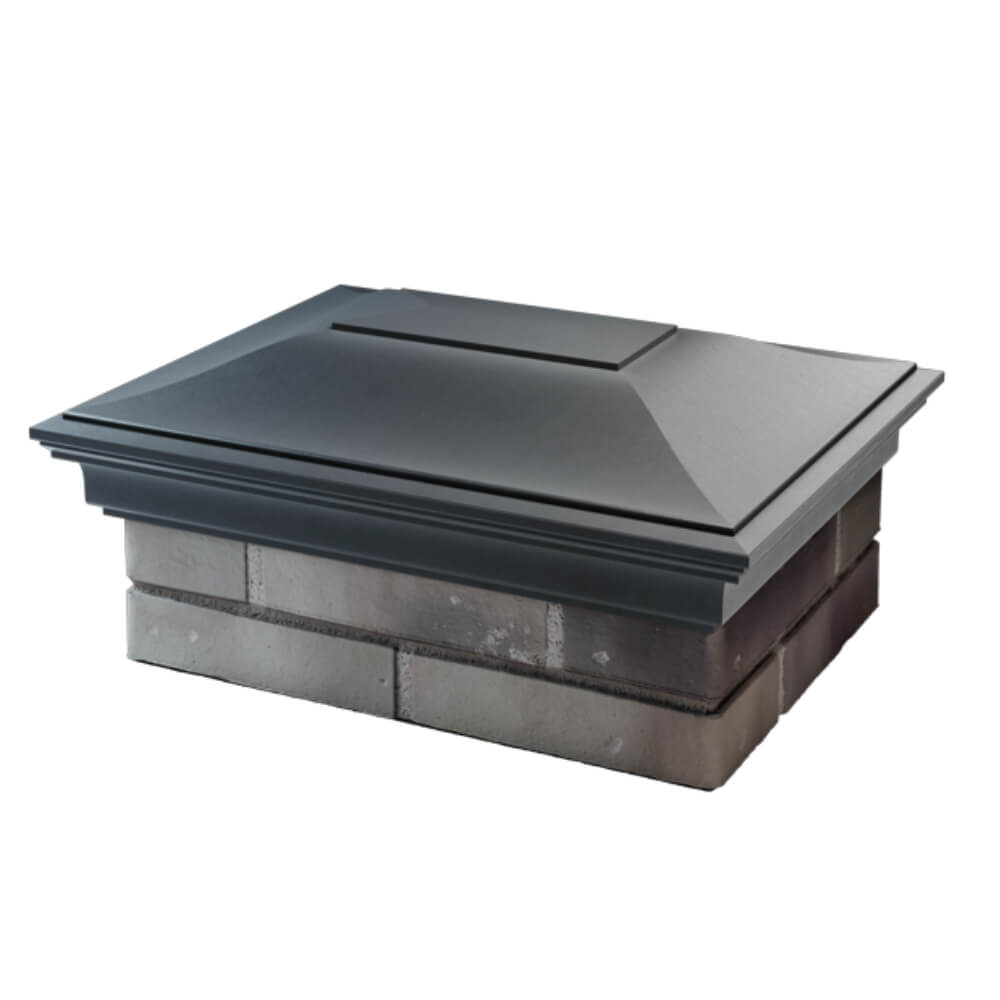 Колпак Zking Монблан Серый на столб 2х1.5 кирпича (515х385мм) в Березниках фото