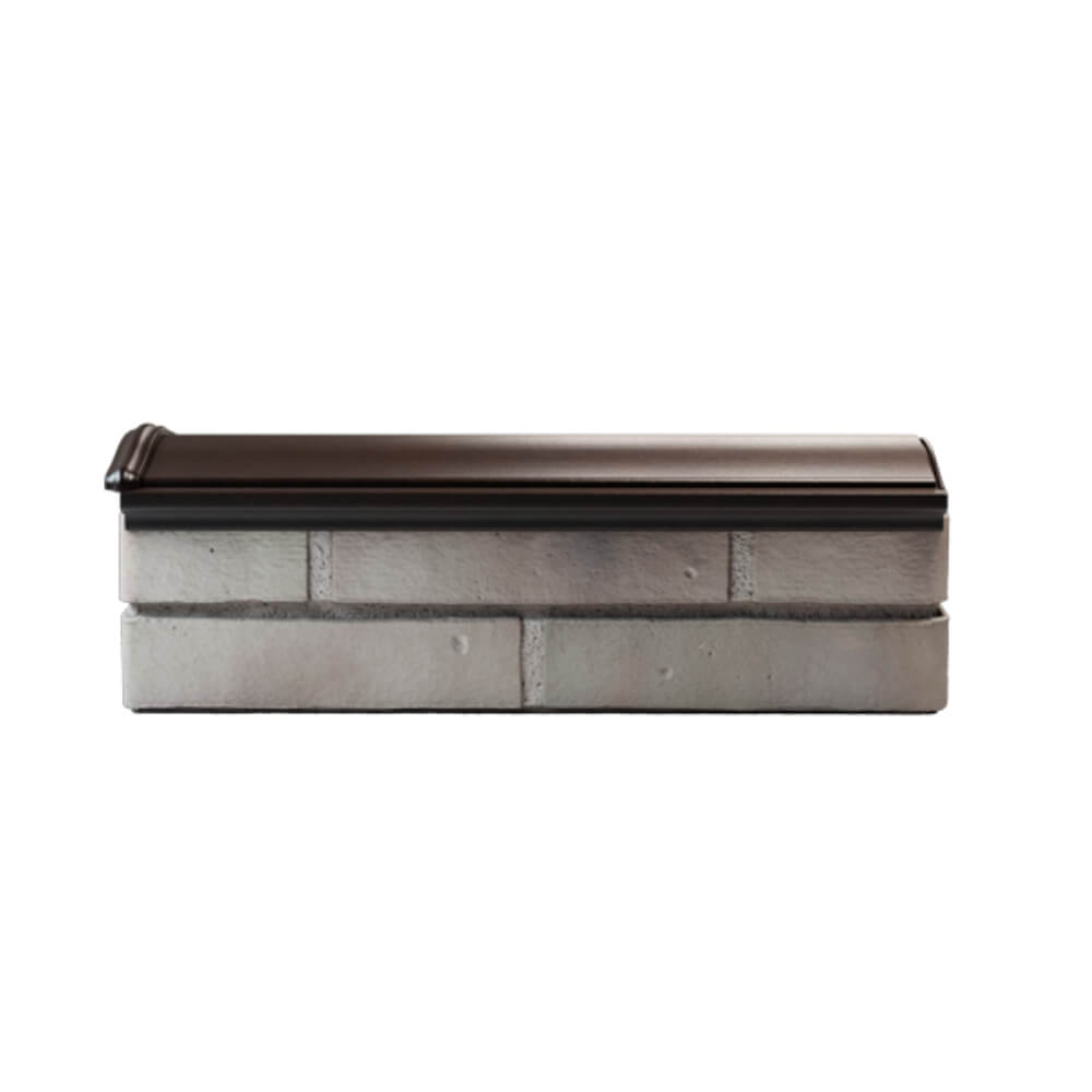 Парапет Zking Монблан Коричневый посадка на 0.5 кирпича (130мм) в Березниках фото