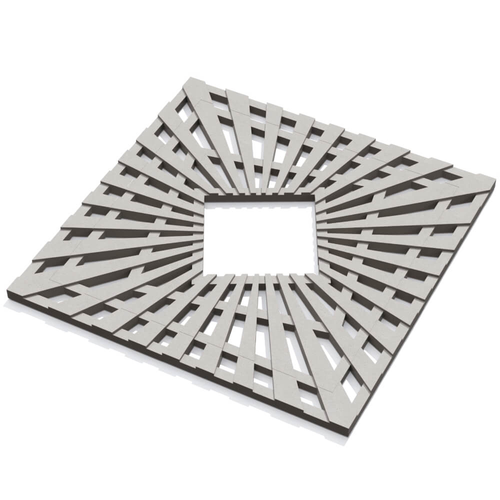 Приствольная решетка для дерева ZKING ATMOSPHERE 1.2х1.2м Бежевая в Березниках фото