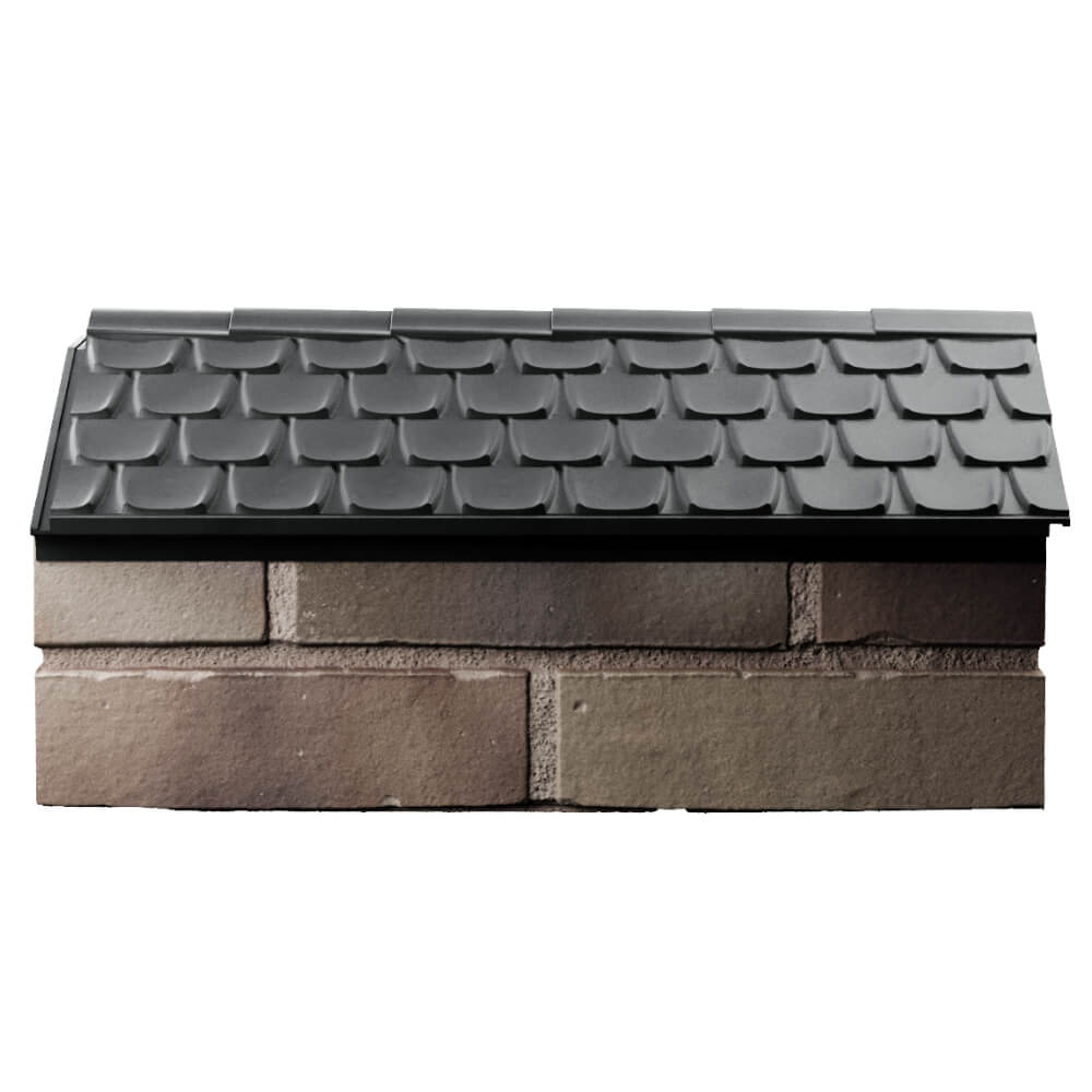 Парапет Zking Эльбрус Серый с посадкой на 1 кирпич (255мм) в Березниках фото