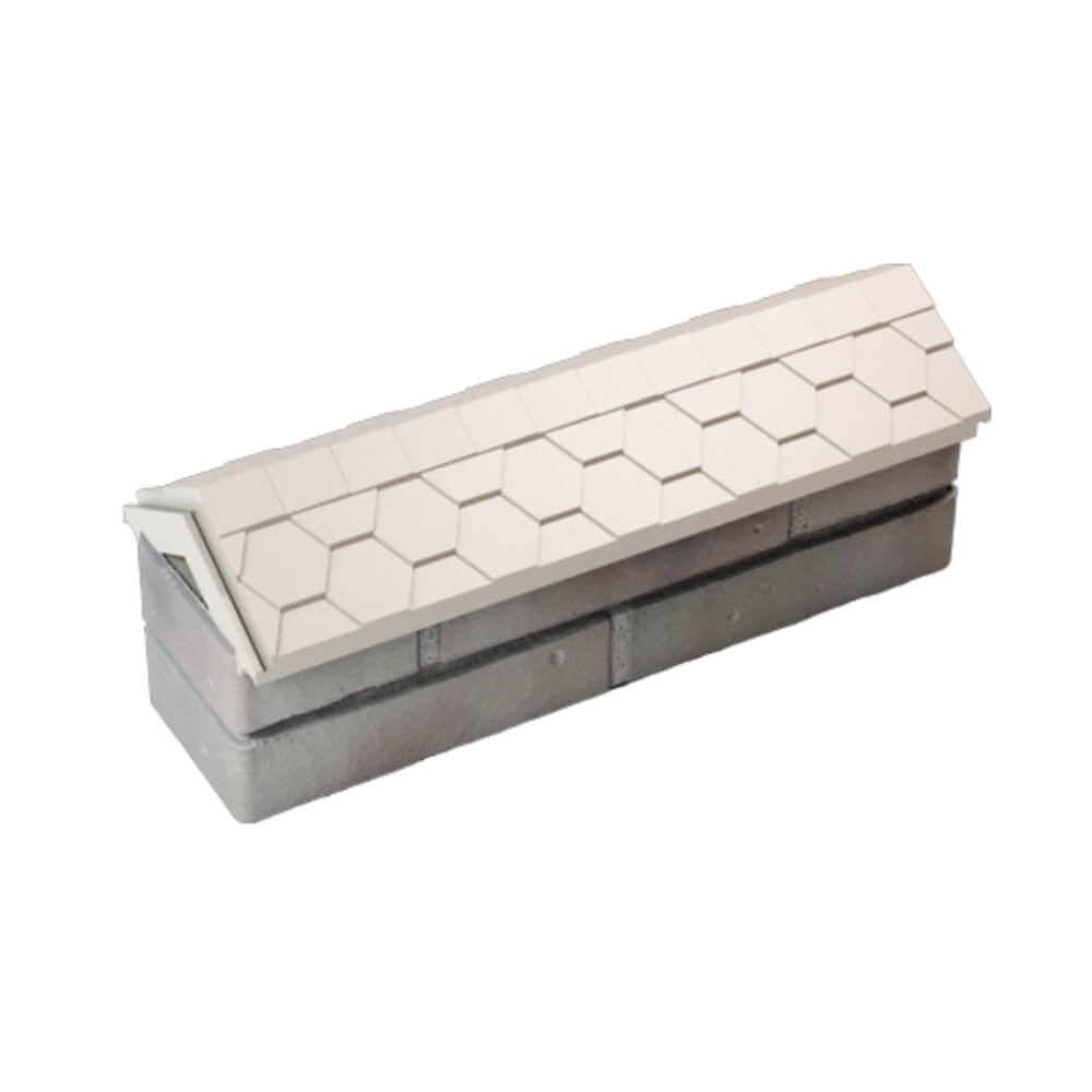 Парапет Zking Эверест Бежевый с посадкой на 0.5 кирпича (130мм) в Березниках фото