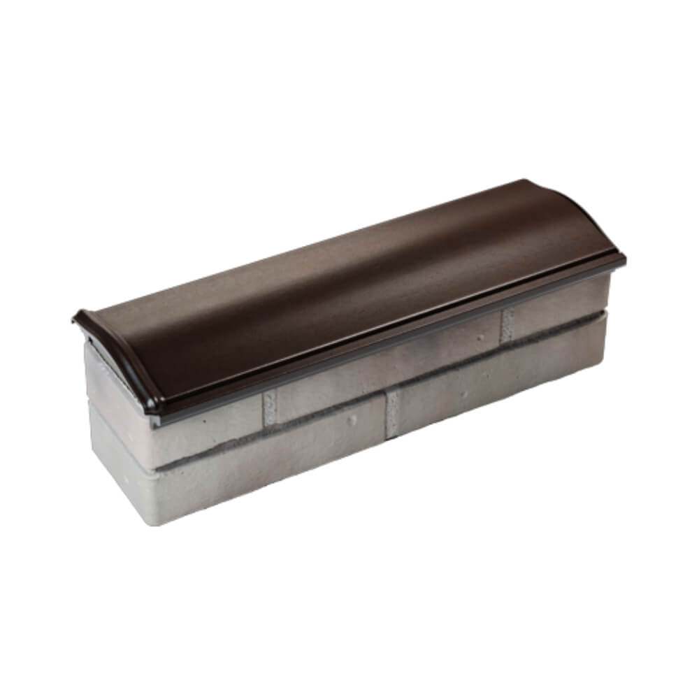 Парапет Zking Монблан Коричневый посадка на 0.5 кирпича (130мм) в Березниках фото