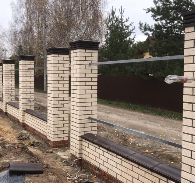 Колпак Zking Бона ХайТек Коричневый на столб 1.5х1.5 кирпича (385х385мм) в Березниках фото