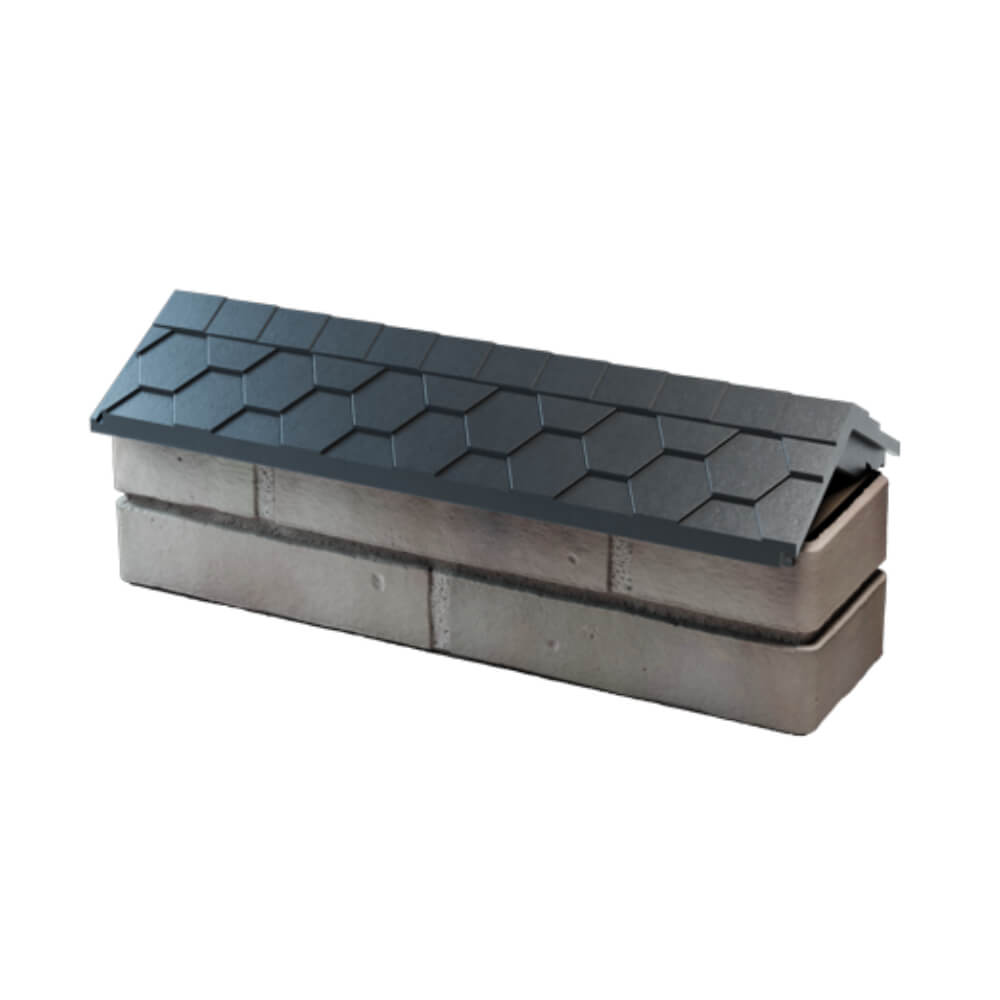 Парапет Zking Эверест Серый с посадкой на 0.5 кирпича (130мм) в Березниках фото