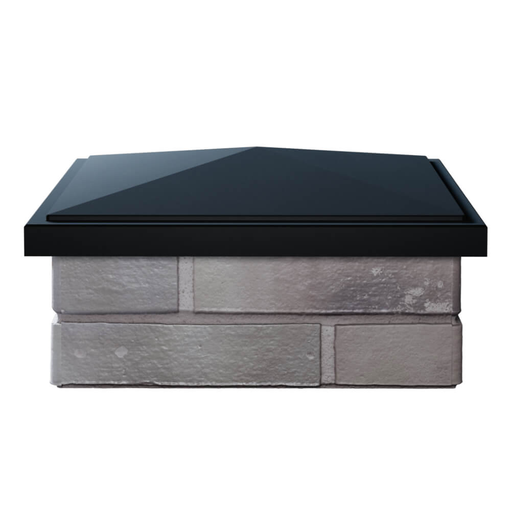 Колпак Zking БонаМоно Черный на столб 1.5х1.5 кирпича (385х385, 400х400мм) Березники фото