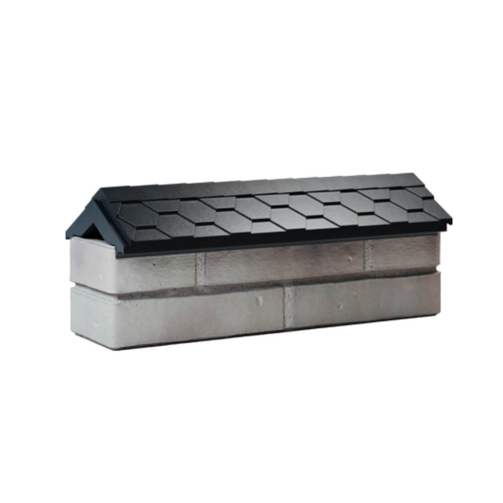 Парапет Zking Эверест Черный с посадкой на 0.5 кирпича (130мм) Березники фото