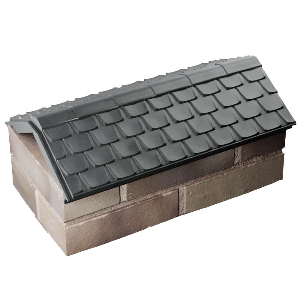 Парапет Zking Эльбрус Серый с посадкой на 1 кирпич (255мм) в Березниках фото