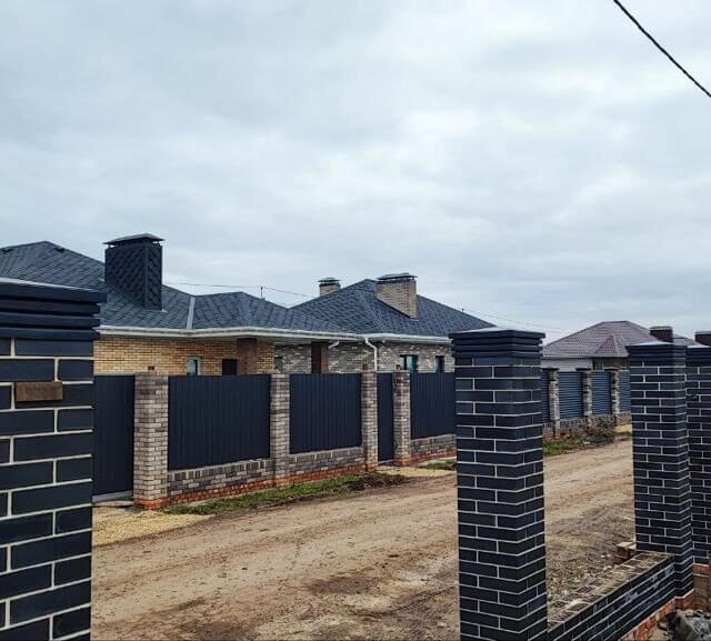 Колпак Zking Бона ХайТек Серый на столб 1.5х1.5 кирпича (385х385мм) в Березниках фото