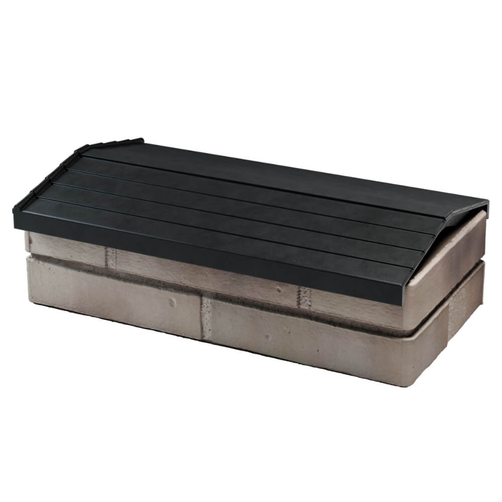 Парапет Zking Бона ХайТек Черный с посадкой на 1 кирпич (200/225/255мм) в Березниках фото