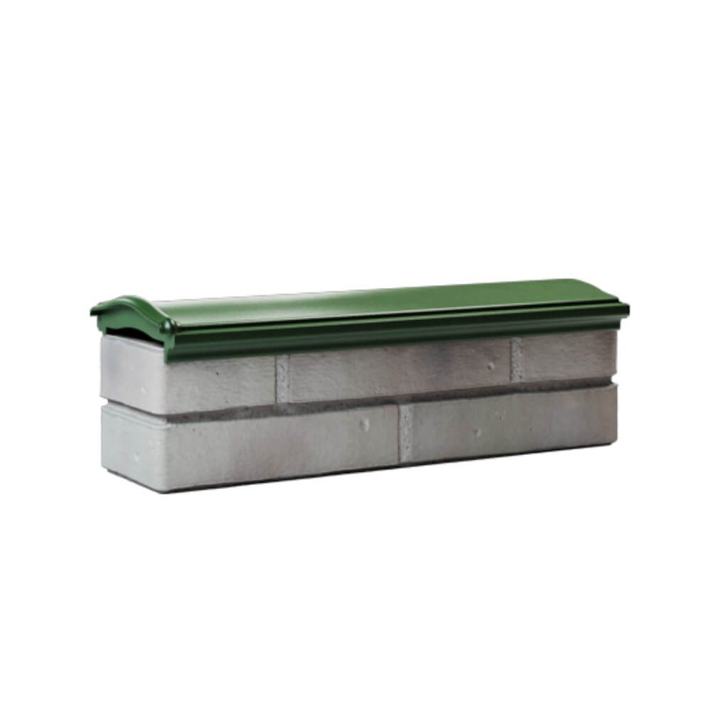 Парапет Zking Монблан Зеленый посадка на 0.5 кирпича (130мм) Березники фото