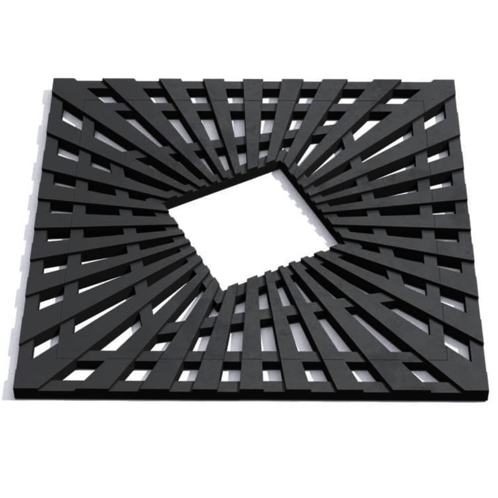 Приствольная решетка для дерева ZKING ATMOSPHERE 1.2х1.2м Черная Березники фото