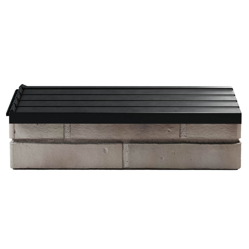 Парапет Zking Бона ХайТек Черный с посадкой на 1 кирпич (200/225/255мм) в Березниках фото