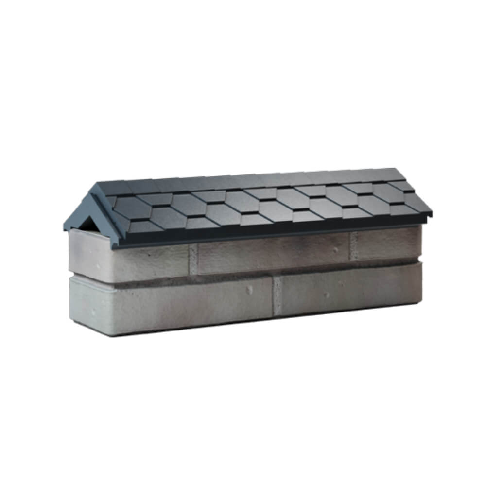 Парапет Zking Эверест Серый с посадкой на 0.5 кирпича (130мм) Березники фото