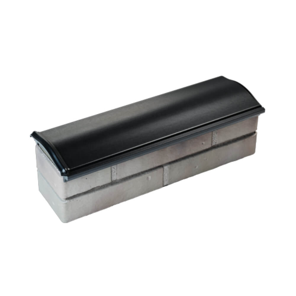 Парапет Zking Монблан Черный посадка на 0.5 кирпича (130мм) в Березниках фото