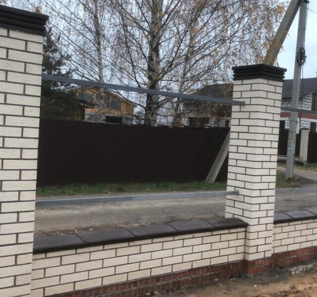 Колпак Zking Бона ХайТек Коричневый на столб 1.5х1.5 кирпича (385х385мм) в Березниках фото