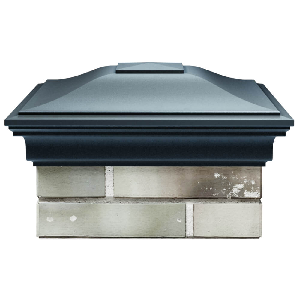 Колпак Zking Монблан Серый на столб 1.5х1.5 кирпича (385х385мм) Березники фото