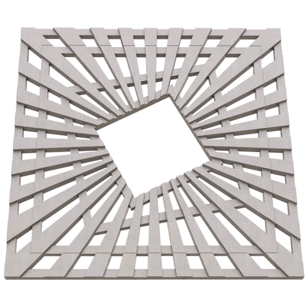 Приствольная решетка для дерева ZKING ATMOSPHERE 1.2х1.2м Бежевая в Березниках фото