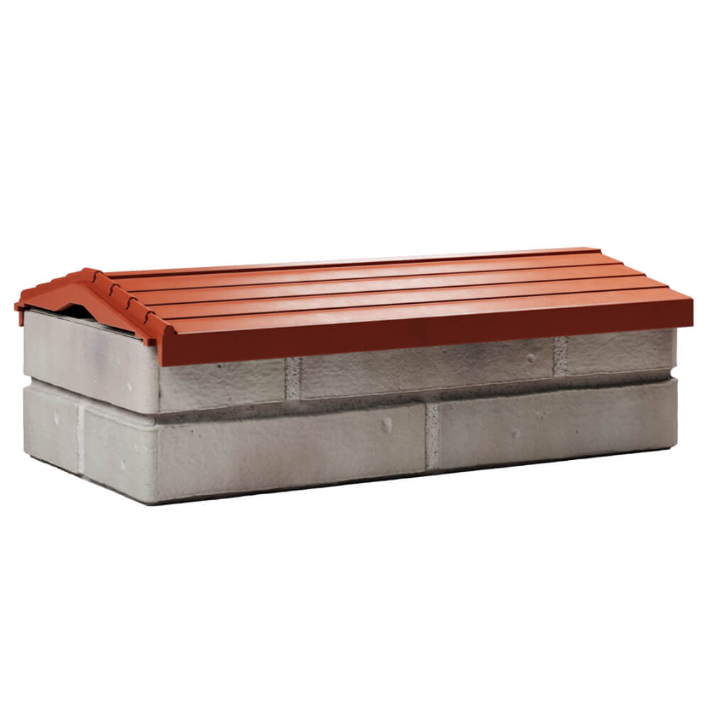 Парапет Zking Бона ХайТек Красный с посадкой на 1 кирпич (200/225/255мм) Березники фото