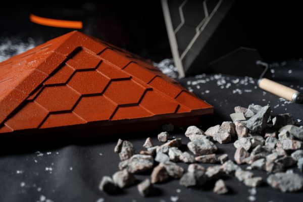 Колпак Zking Эверест Красный на столб 1.5х1.5 кирпича (390х390мм) в Березниках фото