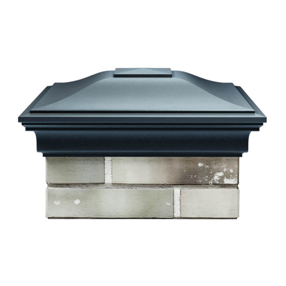 Колпак Zking Монблан Серый на столб 1.5х1.5 еврокирпича 0.7НФ (355х355мм) Березники фото