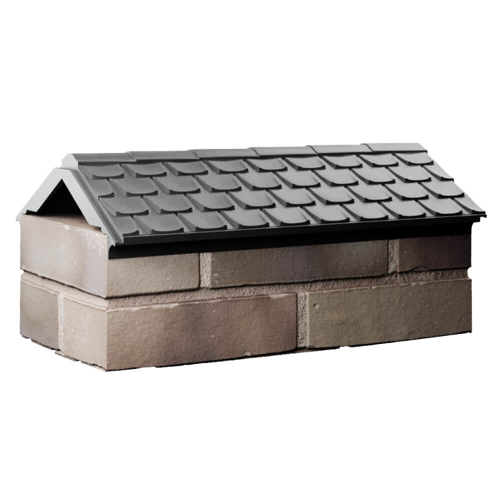 Парапет Zking Эльбрус Серый с посадкой на 1 кирпич (255мм) Березники фото