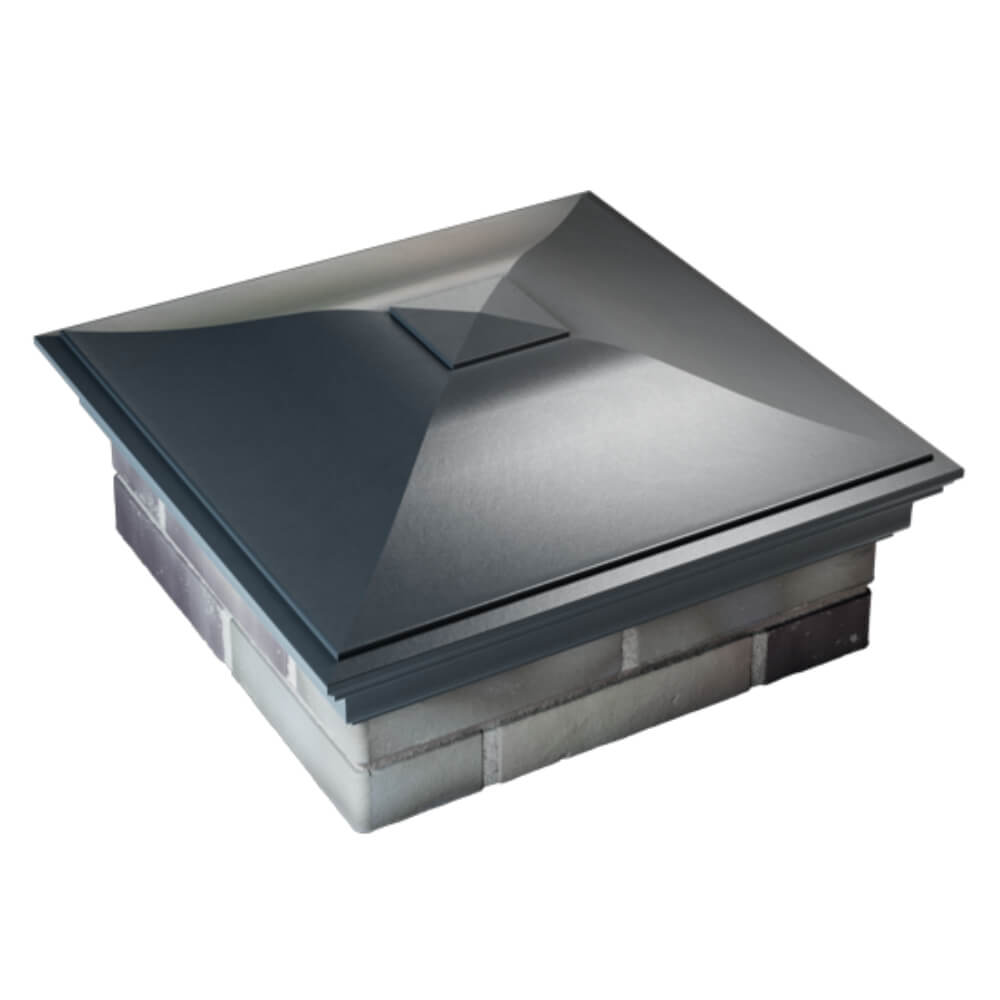 Колпак Zking Монблан Серый на столб 2х2 кирпича (515х515мм) Березники фото