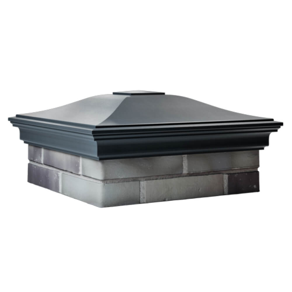 Колпак Zking Монблан Серый на столб 2х2 кирпича (515х515мм) в Березниках фото