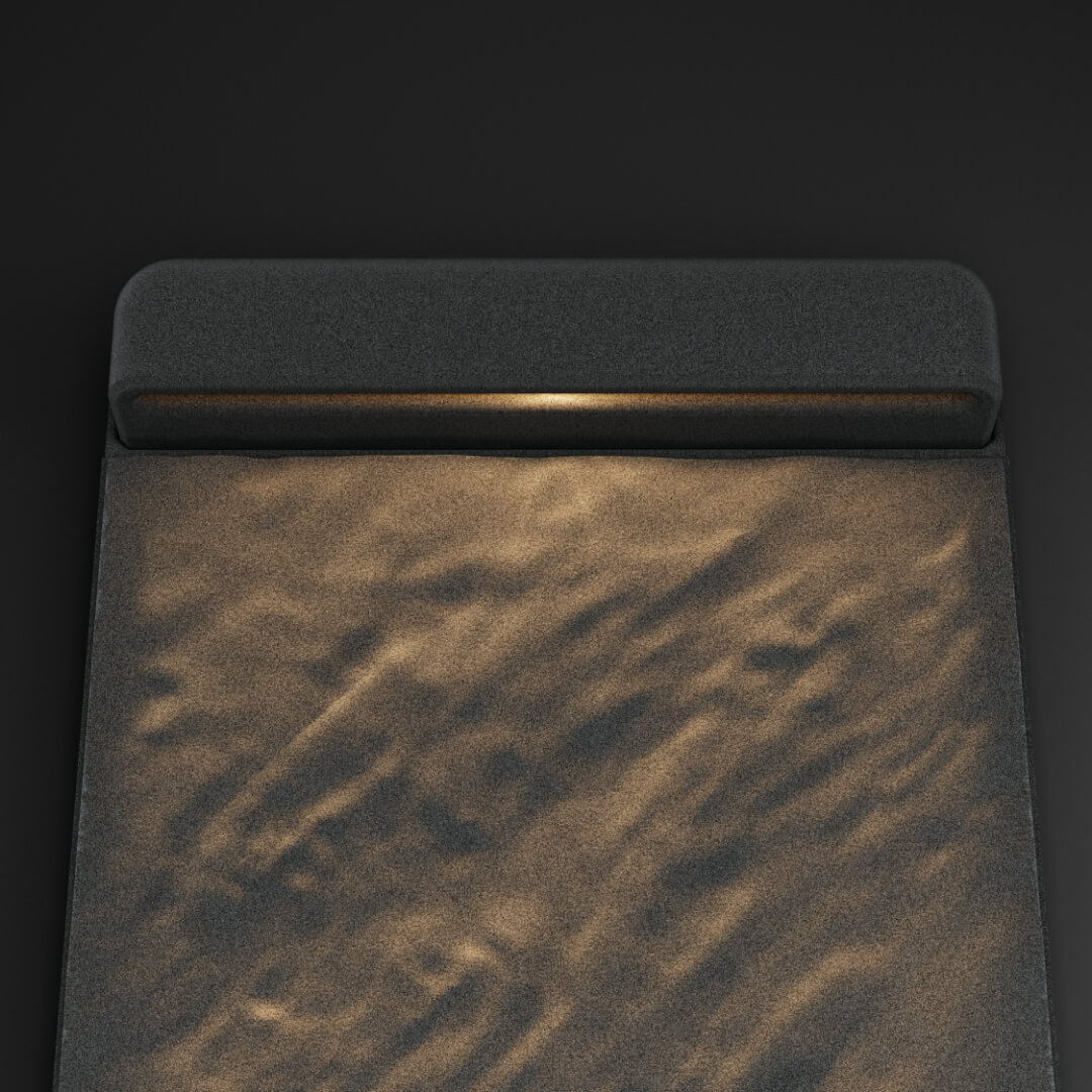 LED Светильник для шаговой плиты STONE Графитовый Серый 330х75х98мм в Березниках фото