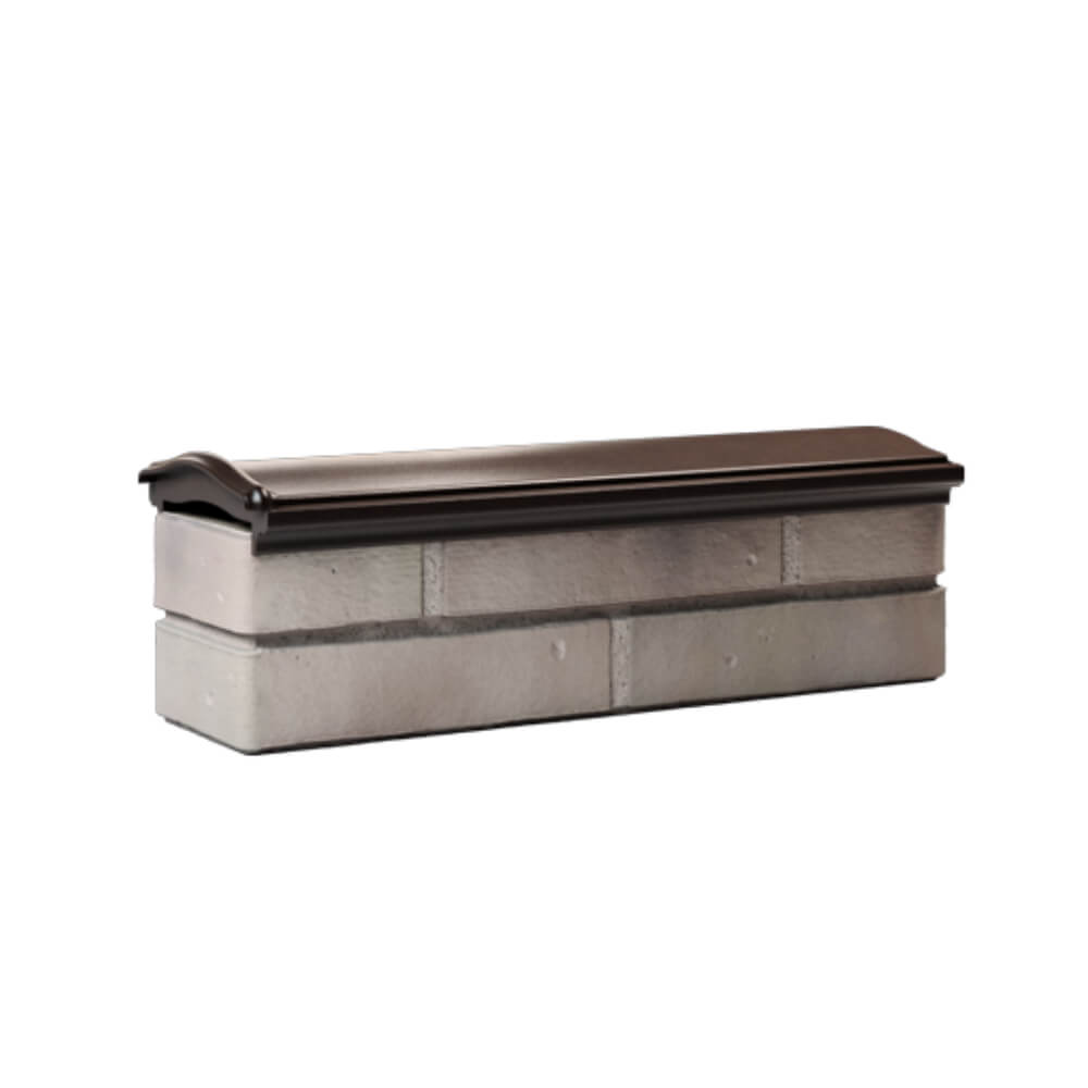 Парапет Zking Монблан Коричневый посадка на 0.5 кирпича (130мм) Березники фото