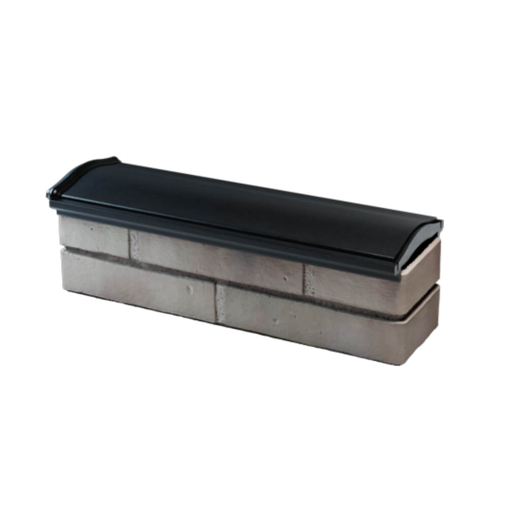 Парапет Zking Монблан Черный посадка на 0.5 кирпича (130мм) в Березниках фото