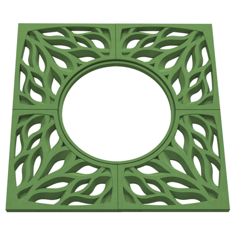 Приствольная решетка для дерева ZKING CRUST 1.2х1.2м Зеленая в Березниках фото