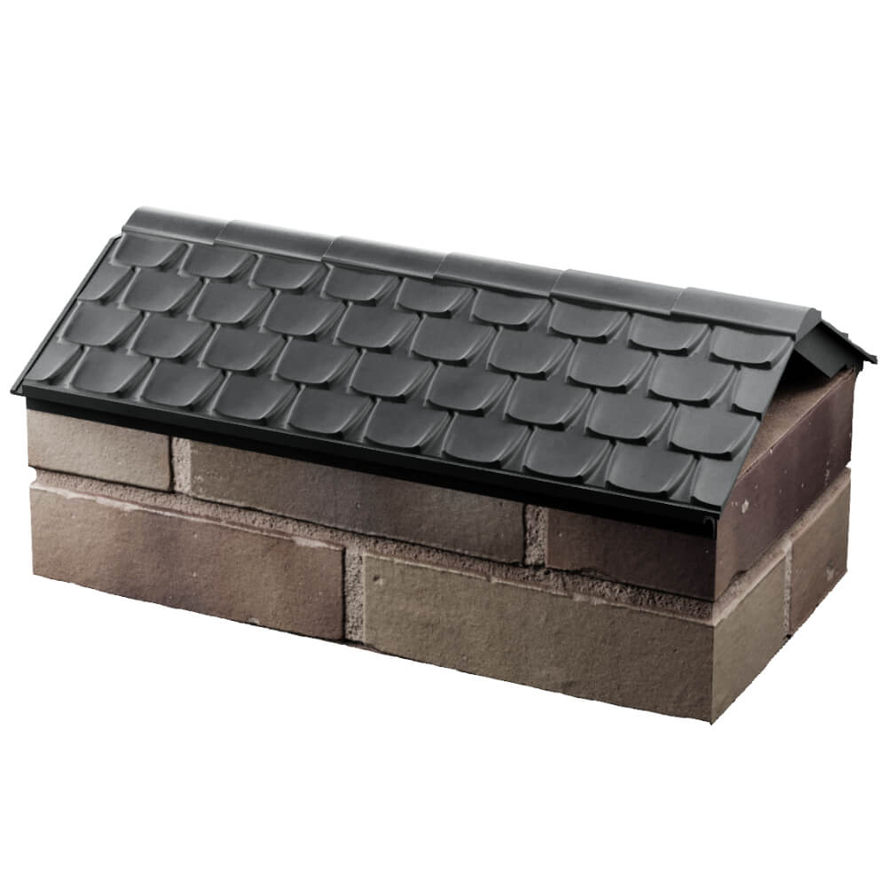 Парапет Zking Эльбрус Серый с посадкой на 1 кирпич (255мм) в Березниках фото