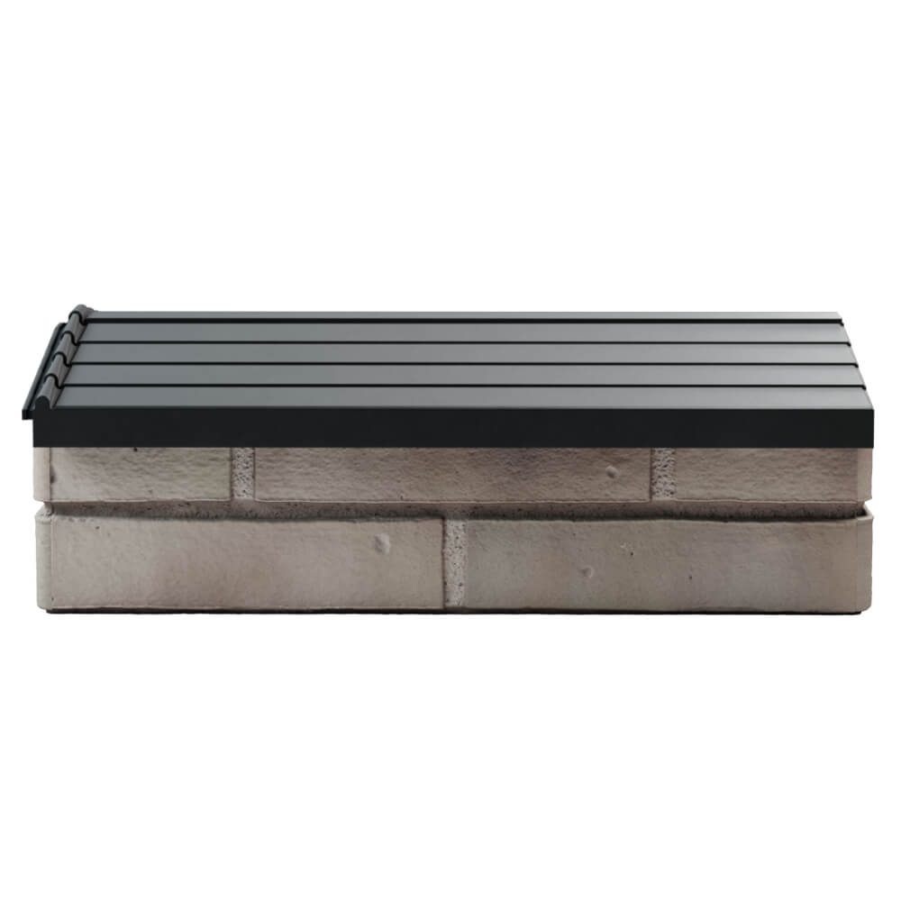 Парапет Zking Бона ХайТек Серый с посадкой на 1 кирпич (200/225/255мм) в Березниках фото