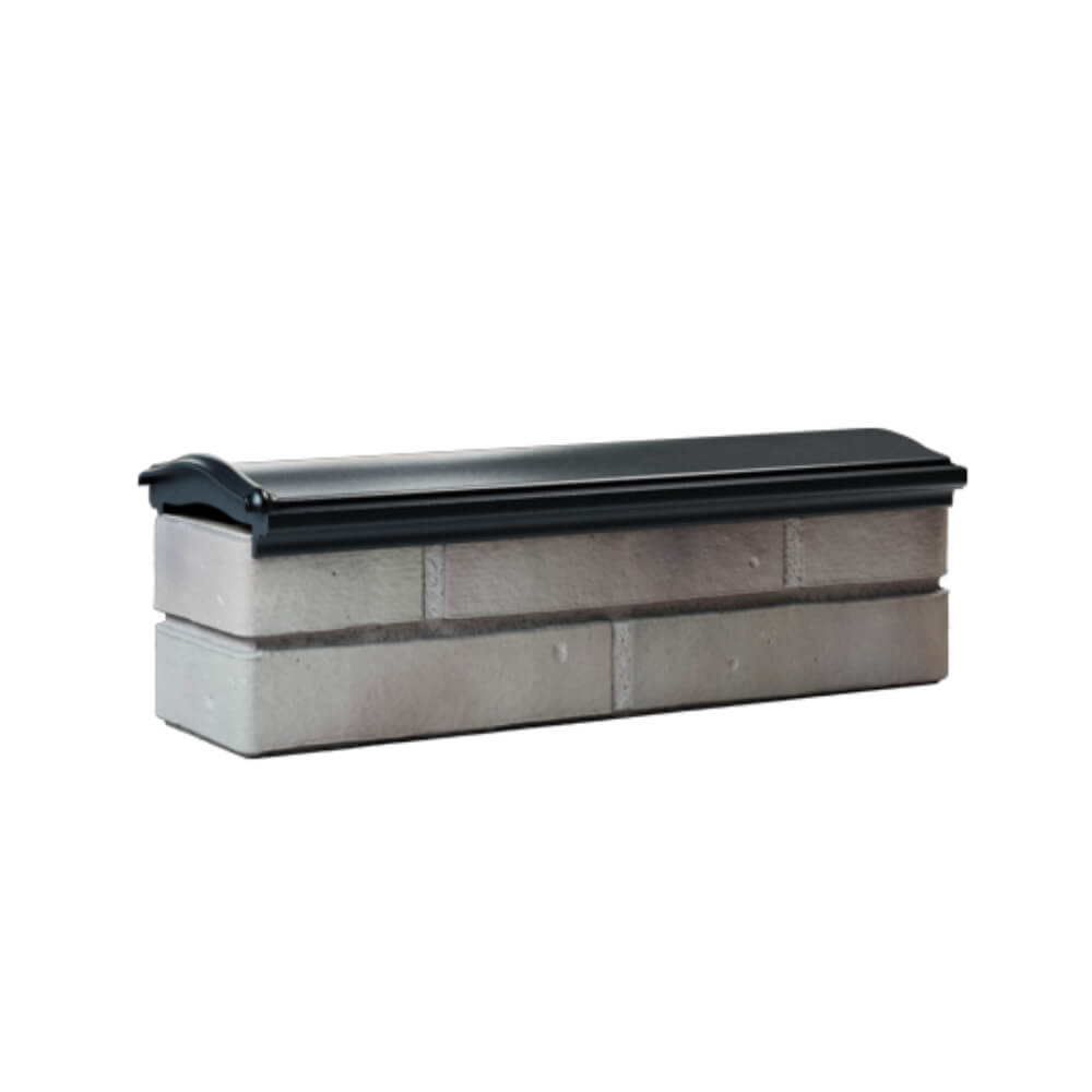 Парапет Zking Монблан Черный посадка на 0.5 кирпича (130мм) Березники фото