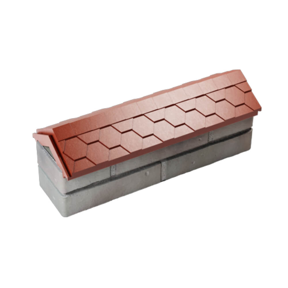 Парапет Zking Эверест Красный с посадкой на 0.5 кирпича (130мм) в Березниках фото